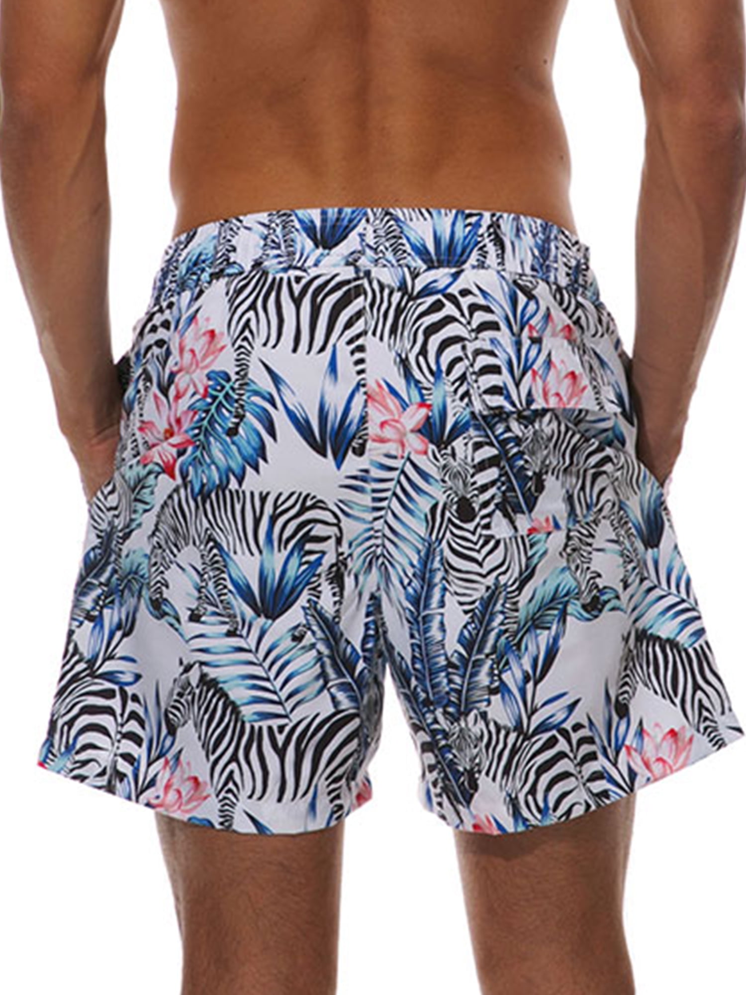 Mens Naughty Cats Brown Summer Holiday Swim Trunks Beach Shorts Board Shorts