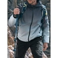 thumbnail image 5 of Biezeib Men Light Rain Jacket Waterproof Active Outdoor Trench Raincoat with Hood Lightweight Windproof Softshell Coat, 5 of 6