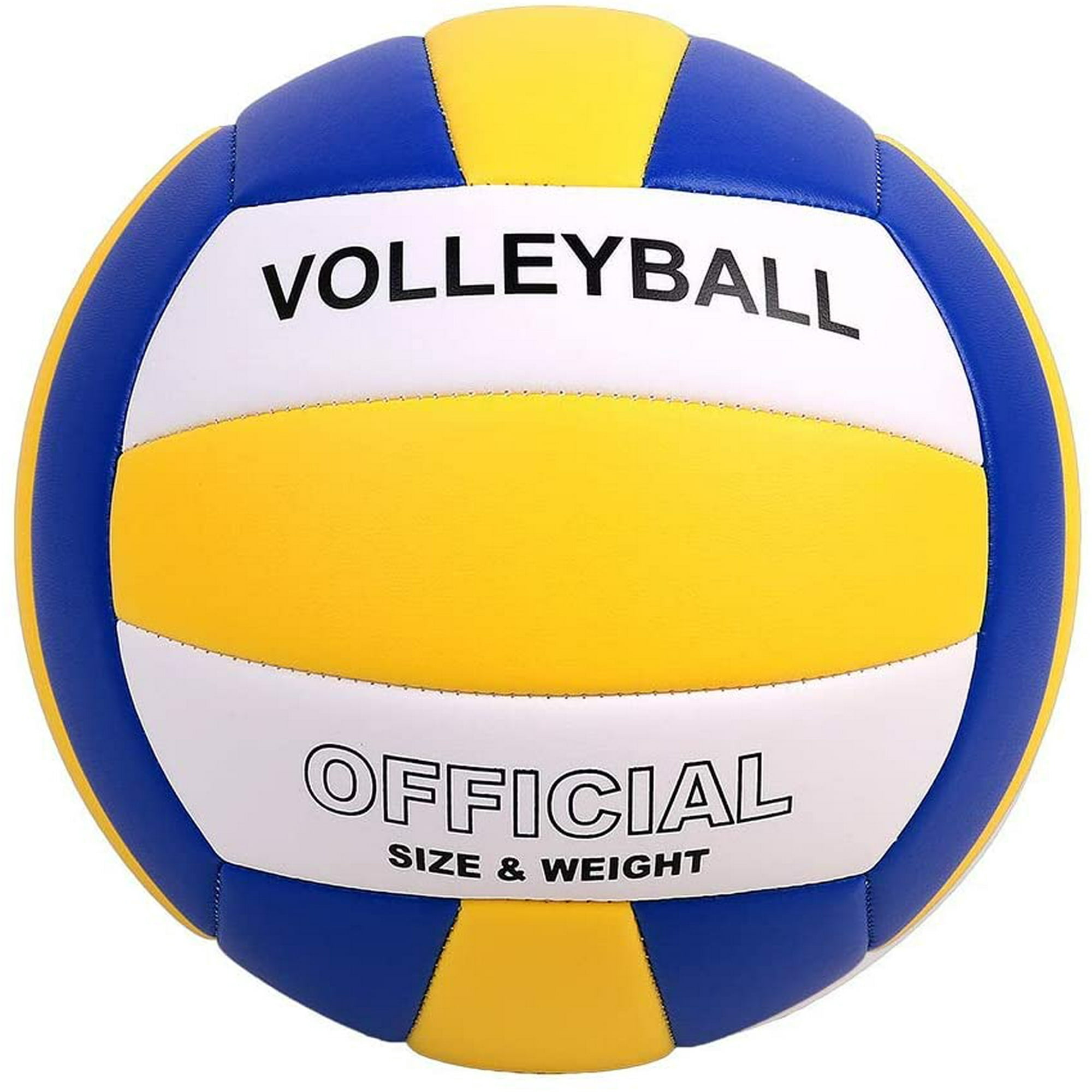 Pecogo Volleyball Size 5 PU Leather Soft Indoor Outdoor Volleyballs Sports  Training Game Play Ball for Beginner, Teenager, Adult, 8.2 | Walmart Canada