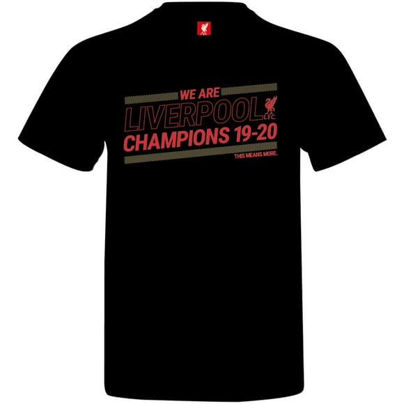 Liverpool - Black & Gold Premier League Champions T-Shirt