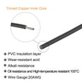 thumbnail image 3 of Uxcell 20AWG 20 Gauge Stranded Hook-Up Wire PVC Cobre Estañado 100ft Negro, 3 of 7