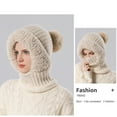 thumbnail image 7 of 3-in-1 Women’s Knitted Hat Scarf Mask Set | Warm Fleece Lined Winter Ski Cap | Soft Windproof Lightweight Headwear Fits 55-60cm | Stylish Cold Weather Accessories, 7 of 7