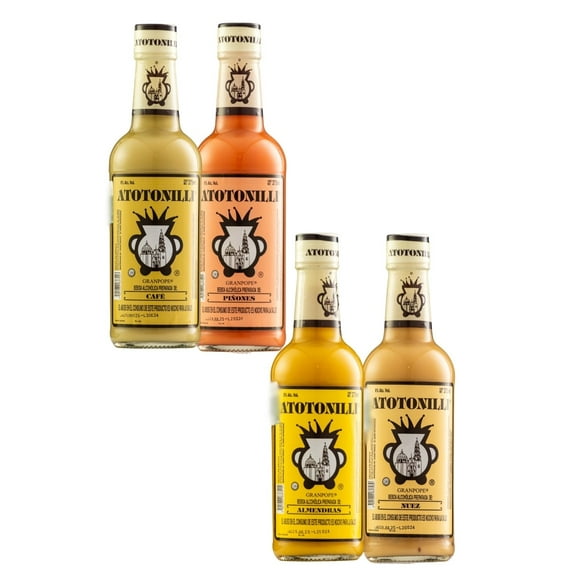 Four Pack Rompope Atotonilli 4 Sabores 375 ml Atotonilli Rompope