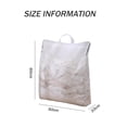 thumbnail image 4 of Juego de 2 bolsas de lavandería delicadas de malla de panal con cremallera, con asa, apertura extra grande, diseño de ampliación lateral, productos para bebés, almohadillas de limpieza facial,, 4 of 5