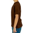 thumbnail image 2 of Ola Mari Unisex Kids Crew Neck T Shirt, Medium, Brown, 2 of 4