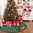 thumbnail image 3 of Christmas Decorations Clearance!! Christmas Tree Skirt, Red & Green Merry Christmas Tree Skirt Collar, Soft Xmas Holiday Decoration,76cm, 3 of 7