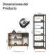 thumbnail image 3 of Kit Gabinete y Despensa de Cocina Madesa Marrón/Negro, 3 of 10
