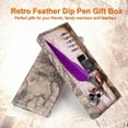 thumbnail image 4 of Retro Fountain Pen,Classical Retro Fountain Pen Fountain Pen Gift Box Streamlined Design, 4 of 11