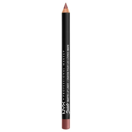 NYX Professional Makeup Suede Matte Lip Liner velvet smooth matte finish vegan formula Whipped Caviar