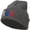 Dk Grey, variant on Russia RUS Flag Embroidered Long Beanie - Royal OSFM