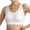 White, variant on SHENGYUAN Bras for Women Plus Size Womens Rimless Yoga Running Cross Straps Underwear Sports Bra With Pads White,L