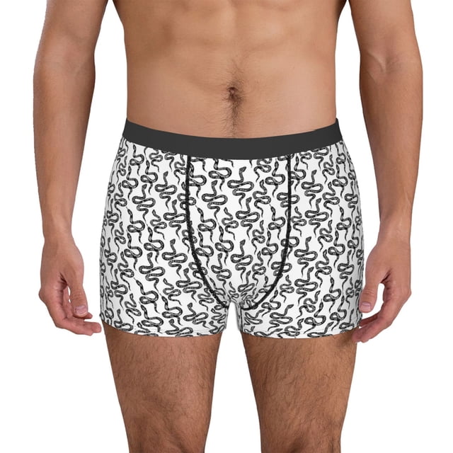 Fotbe Snake Calzoncillos Tipo Boxer con Bolsa de Soporte Total para Hombre, X-Temp Fresco, Transpirable y de Secado Rápido-Medium