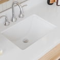 thumbnail image 3 of ARIEL Monroe 61 Inch Single Rectangle Sink Bathroom Vanity With Pure White Quartz Countertop 1.5 Inch Edge In Midnight Blue, 3 of 8