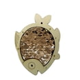 thumbnail image 4 of Accesorios para tarjetas de actividades DIY, regalo de cumpleaños portátil, juguete educativo temprano sin pintar pescado azul, 4 of 9