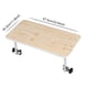 thumbnail image 4 of Bandeja De Regazo Para Silla De Ruedas, Material De Madera Duradero Más Estable, Mesa Para Silla De Ruedas Fácil De Instalar, Cuatro Agujeros Para Oficina En Casa ANGGREK Wheelchair Table, 4 of 8