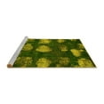 thumbnail image 2 of Ahgly Company Machine Washable Indoor Rectangle Abstract Yellow Modern Area Rugs, 6' x 9', 2 of 4