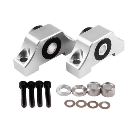 2-Bolt Engine Motor Mount Kit For 1996-2000 Civic EK (B16/B20/D16) – Chrome Billet Aluminum By Racmgauto