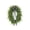 24 In diam, variant on Artificial Green Fern Wreath Decor, Garland with Bow in Black&White Strpe, Daily Decorations For Front Door Home Porch Farmhouses Ornament (14 In diam)