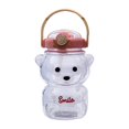 thumbnail image 4 of Cute Bear tubularis Bottle, vasos para beber para , botella de agua reutilizable de dibujos animados con tubularis, vaso portátil para caminar, a 1000ml Rosa Soledad  botella para beber, 4 of 9