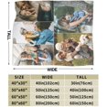 thumbnail image 3 of Photo Blankets with Your Own Design, Custom Personalised Blanket with Photo and Text, Soft Flannel Throw Blanket for Bed Chair Sofa Travel, Funny Gifts for Family Kids Friends Mother's Father's Day, 3 of 6
