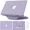 Purple, variant on MacBook Pro 14 inch Case 2025-2021 M4 M3 M2 M1 Pro/Max A3401 A3185 A3112 A2992 A2918 A2779 A2442, Fabric Textured Hard Shell Cover with Foldable Kickstand & Keyboard Cover & Logo Cutout