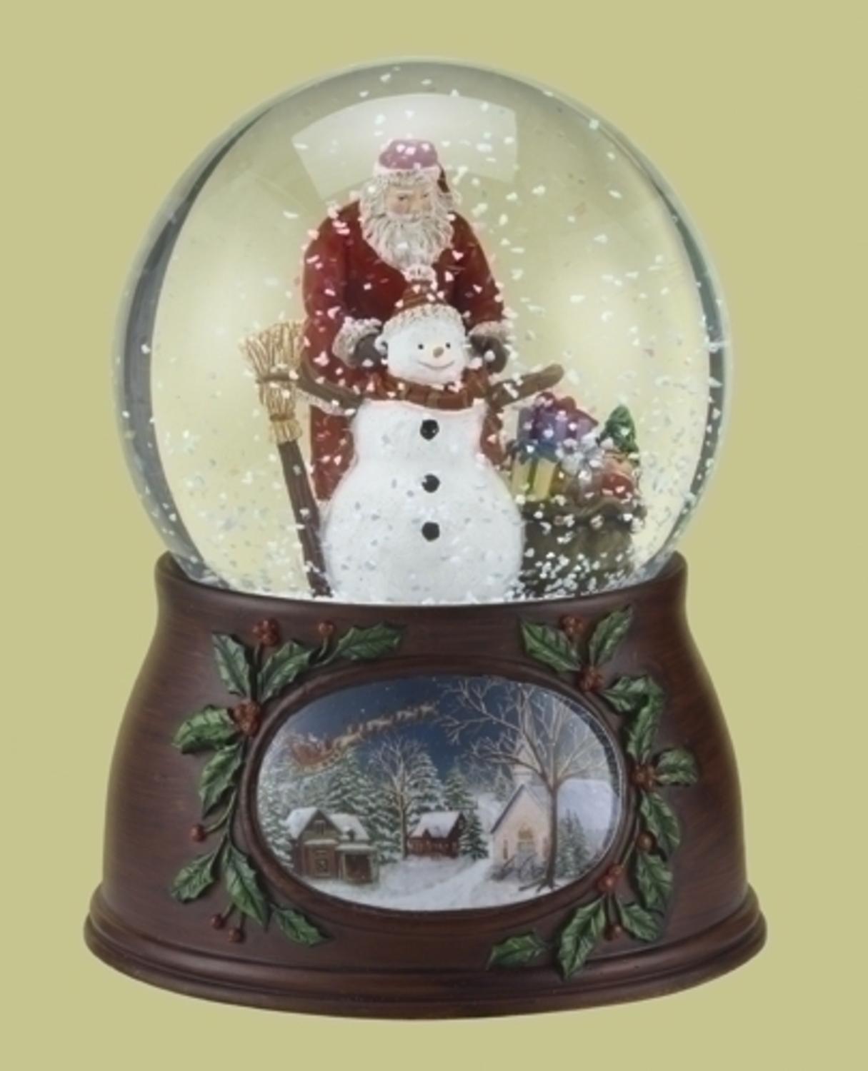 xmas snow globes