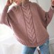 thumbnail image 4 of Suéter Puntoco para mujer e invierno nuevo suéter de punto con manga de muñeca suelta suéter de cuello alto Medio Color sólido liquidación de Navidad Puntoco Puntoco-4186, 4 of 7