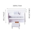 thumbnail image 4 of 1 juego de mini piano vertical y taburete de piano, accesorios para disparar, Mini decoración de la casa, 4 of 5