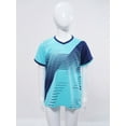 thumbnail image 3 of Eandarui Kids Boys Soccer Jersey Sports Shirt Short Sleeve T-Shirt Quick Dry Breathable Athletic Tops A Sky Blue XXS, 3 of 7
