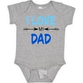 thumbnail image 3 of Inktastic I Love My Dad Fathers Day Boys or Girls Baby Bodysuit, 3 of 5