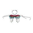 thumbnail image 1 of Cadena corporal para mujer, accesorios para disfraces, accesorios fotográficos, joyería corporal novedosa, para conciertos, fiestas, disfraces,, 1 of 9