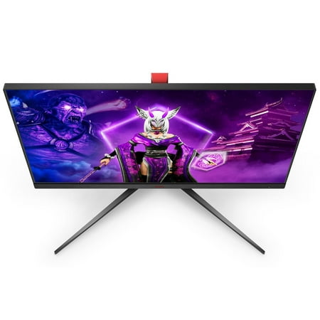 AOC - AG324UX 31.5" LCD 4K UHD Gaming Monitor - Black/Red
