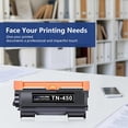 thumbnail image 6 of TN450 Toner Cartridge High Yield Replacement for Brother TN-450 TN420 with HL-2240D HL-2270DW HL-2280DW MFC-7860DW MFC-7360N DCP-7065DN Printer (1 Black), 6 of 8