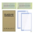 thumbnail image 3 of eXtremeRate 2 Pack Light Violet Border Transparent HD Clear Saver Protector Film, Tempered Glass Screen Protector for Nintendo Switch Lite, 3 of 10