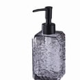 thumbnail image 1 of Botella desinfectante de manos portátil gris humo - Botella de champú recargable for artículos esenciales de viaje y baño, 1 of 2