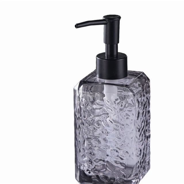 Botella desinfectante de manos portátil gris humo - Botella de champú recargable for artículos esenciales de viaje y baño