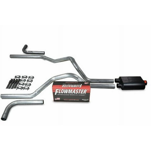 Chevy GMC 1500 99-06 2.5" Dual Exhaust Kits Flowmaster Super 40 Side Exit