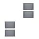 thumbnail image 1 of Manteles individuales trenzados Wosthever de PVC rectangular antideslizante Type5 NO5, 1 of 6