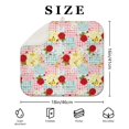 thumbnail image 4 of Pioneer Flower Floral Print Pattern Kitchen Dish Drying Mat 1 Pack, Ultra Absorbent Microfiber Drainer Mat, 16"x18", 4 of 6