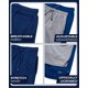 thumbnail image 3 of Pack de 2 shorts deportivos 2 en 1 para niño Reebok de secado rápido, 3 of 7