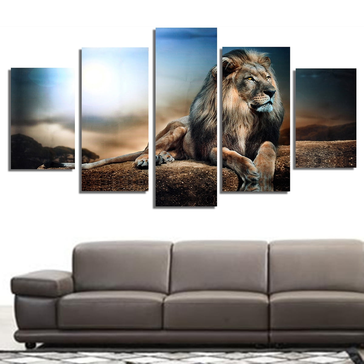 5Pcs/Set Modern Abstract Canvas Print Painting Picture Wall Mural Decor Unframed 