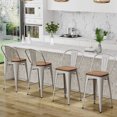 Furniture 30 Inches Bar Stools Counter Height Bar Stools with Back