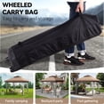 thumbnail image 6 of Roromall Pop Up Canopy Gazebo Tent with Mosquito Netting & Water Resistant Canopy with Roller Bag, Instant Setup Outdoor Shelter for Backyard, Patio, Parties, Weddings, Outdoor Dining, 6 of 8