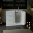thumbnail image 3 of 54 in.Right Drain Walk-in Soaking Bath Tub with Outward Opening Door in White, 3 of 15