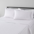 thumbnail image 1 of Lightweight Super Soft, Wrinkle-Free, Easy Care Microfiber 4-Piece Bed Sheet Set with 14-Inch Deep Pockets, Full, Bright White, Solid, 1 of 7
