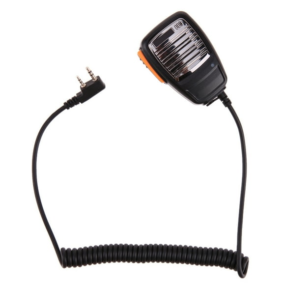 2 Pin Handheld Speaker Microphone Mic Replacement for Baofeng Kenwood TYT Radios Walkie Talkie UV-5R