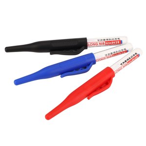 Marqueur de Nib Long,3pcs Stylos de marquage à trous profonds à tête longue Performance supérieure
