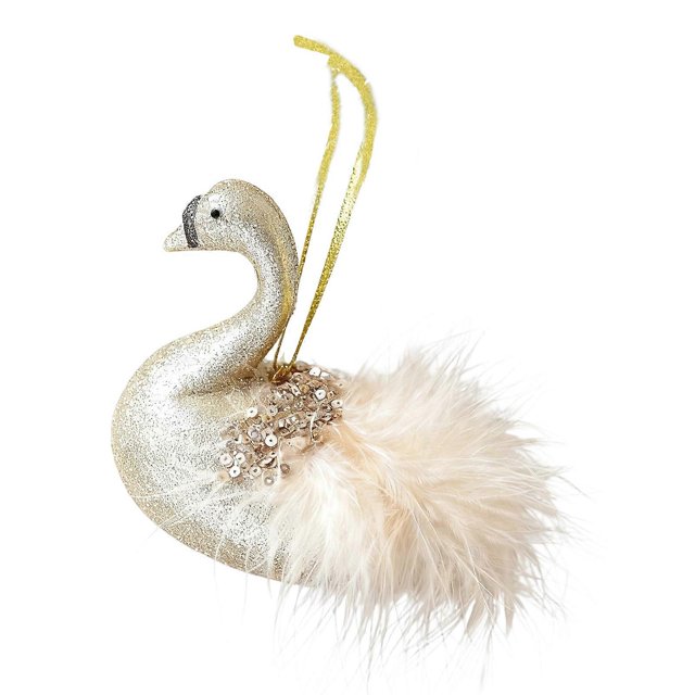 Festival Animal Shaped Plastic Hanging Decorations For Christmas Tree Window Porch Indoor Outdoor Decoration White