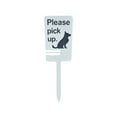 thumbnail image 1 of Dog Poop Sign With Bag Holder - Funny Warning Insert to Promote Clean Yards - I Saw It Dog Poop Sign Encourages Responsibility for Pet Waste Management, 1 of 9
