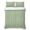Olive Green, variant on 3 Pieces Queen Quilt Set,Olive Green and White Striped Soft Bedding Sets with 1 Quilt & 2 Pillow Shams,Modern Minimalist Lines Summer Bedspread Lightweight Coverlet Comforter for All Season